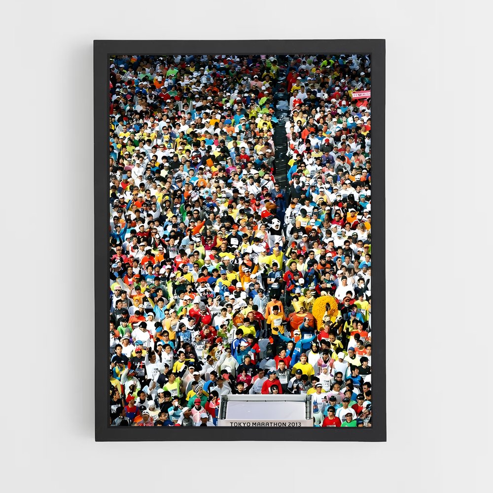 Poster Le Départ Énergique – affiche Athlétisme (vue 2)